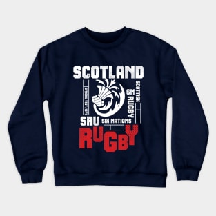 SRU Scottish Rugby Union Fan Memorabilia Crewneck Sweatshirt